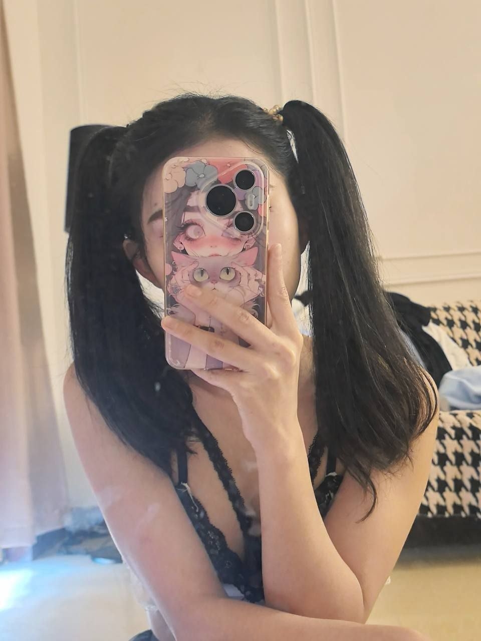 中越混血美女